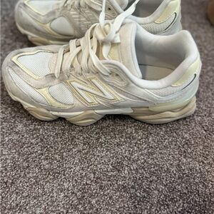 New Balance Women's Off-White and Beige Sneakers